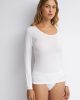 Micro touch comfort 84593 t shirt long sleeves & 24592 string ivory close cut