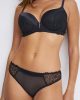 Mystique 15802 molded balconette & 25802 brief black detail