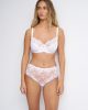 Venus 15501 wired balconette & 25501 hipster white front